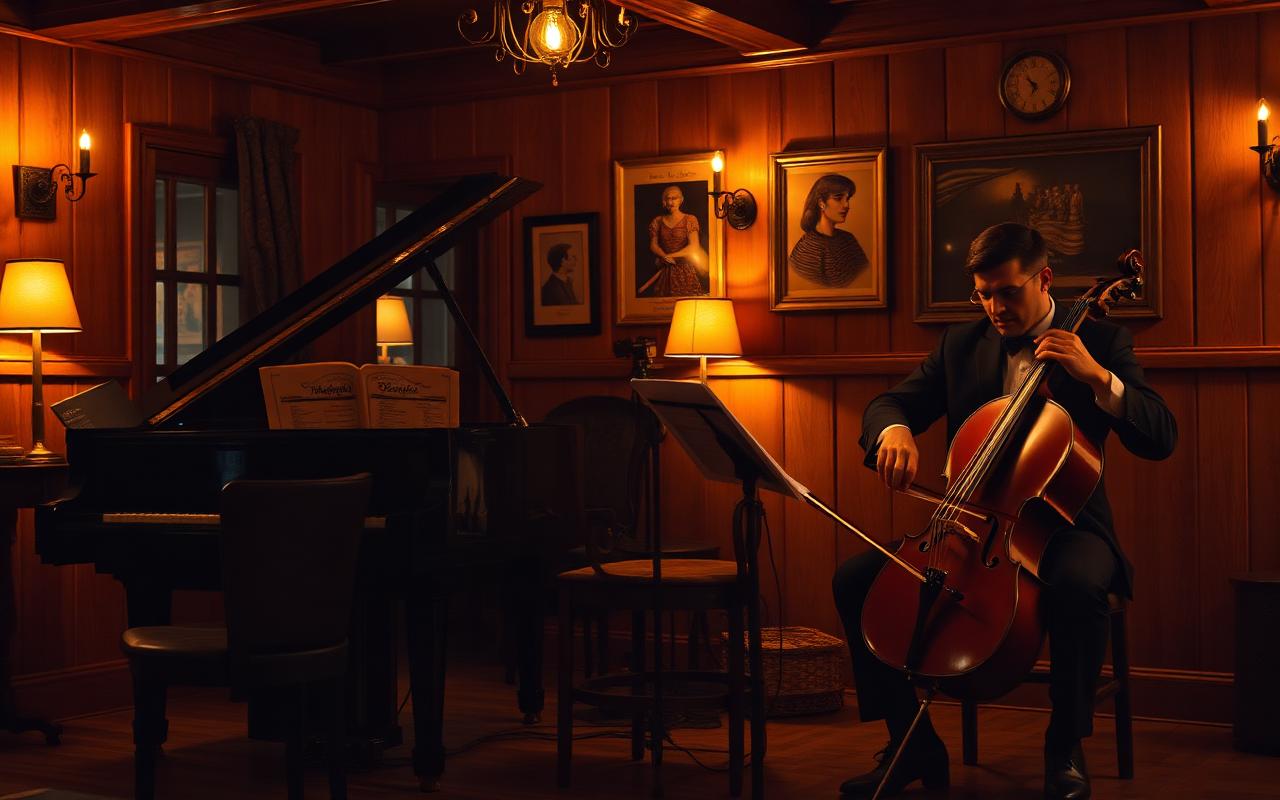Sfeerbeeld: pianotrio in warme kroeg-setting